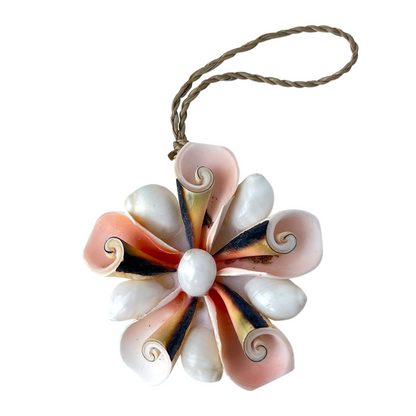 Handmade Seashell Hanging Ornament: #01