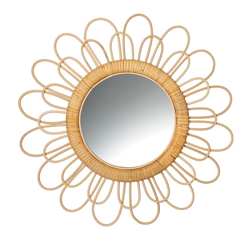 RATTAN MIRROR