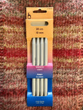 Double Pointed 10mm, 20cm length, x4 needles