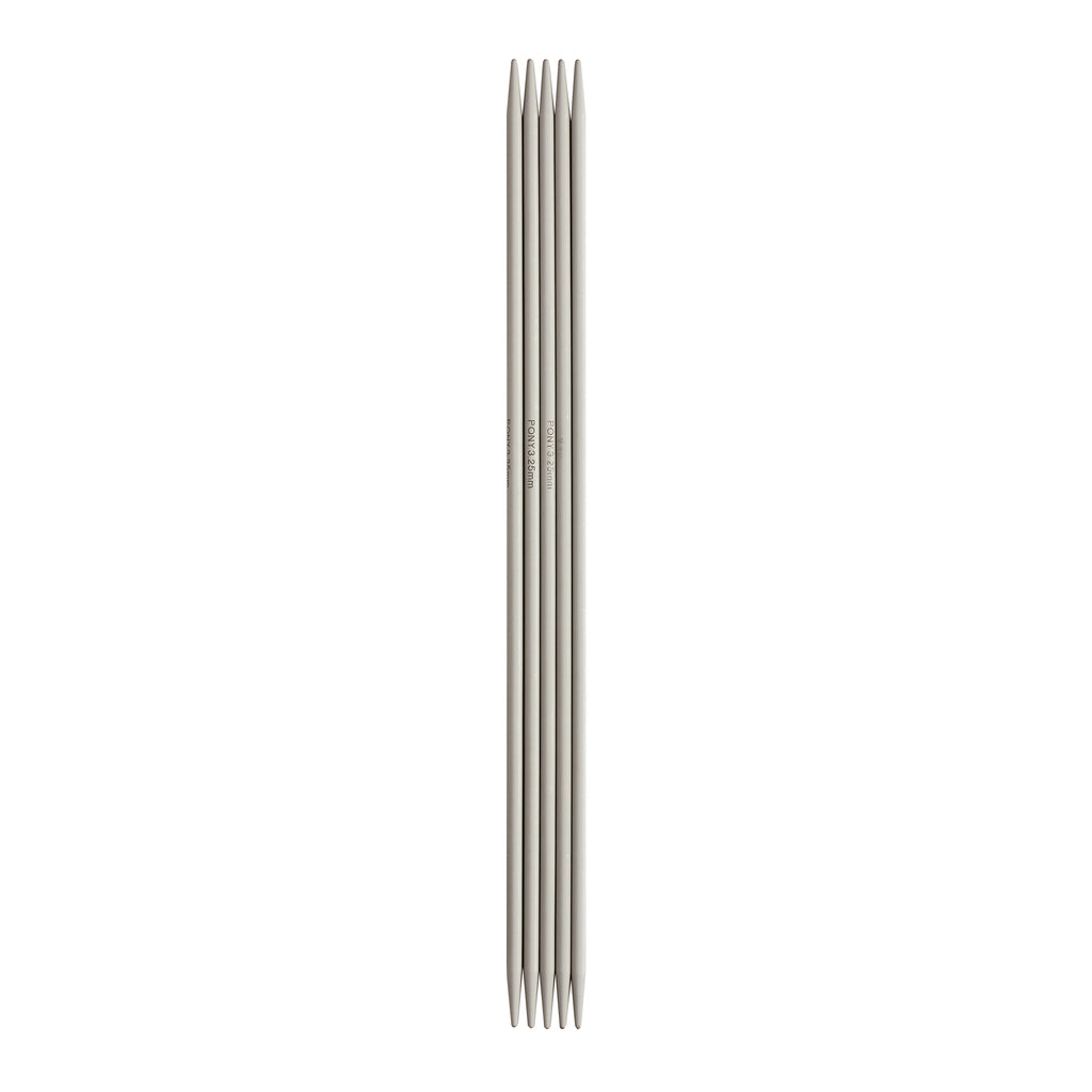 Double-Pointed 3.25mm, 20cm length, x5 needles