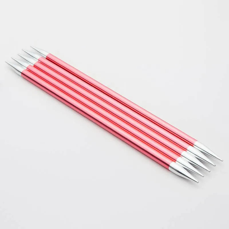 Knit Pro, Double Pointed Needles, Zing 15cm