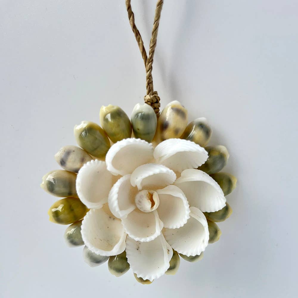Handmade Seashell Hanging Ornament: #02