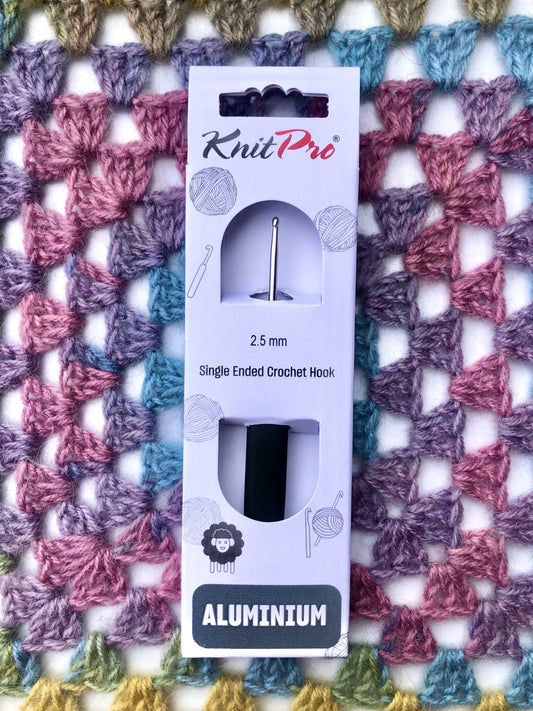 KnitPro Aluminium crochet hook 2.50mm