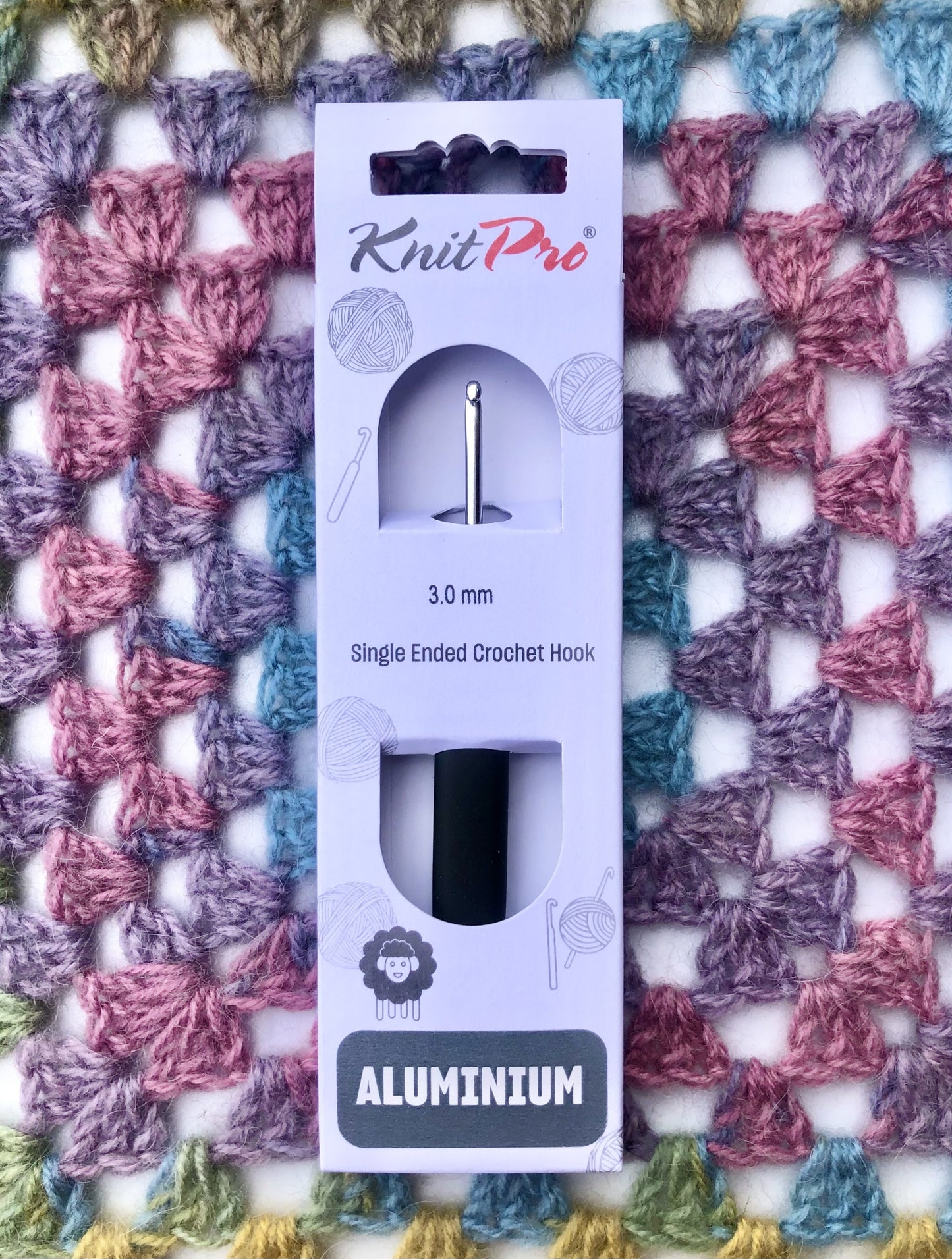 KnitPro Aluminium crochet hook 3mm