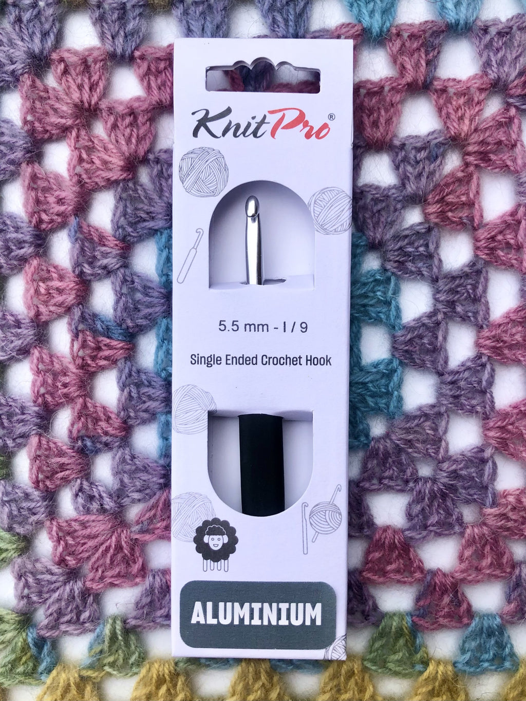 KnitPro Aluminium crochet hook 5.50mm