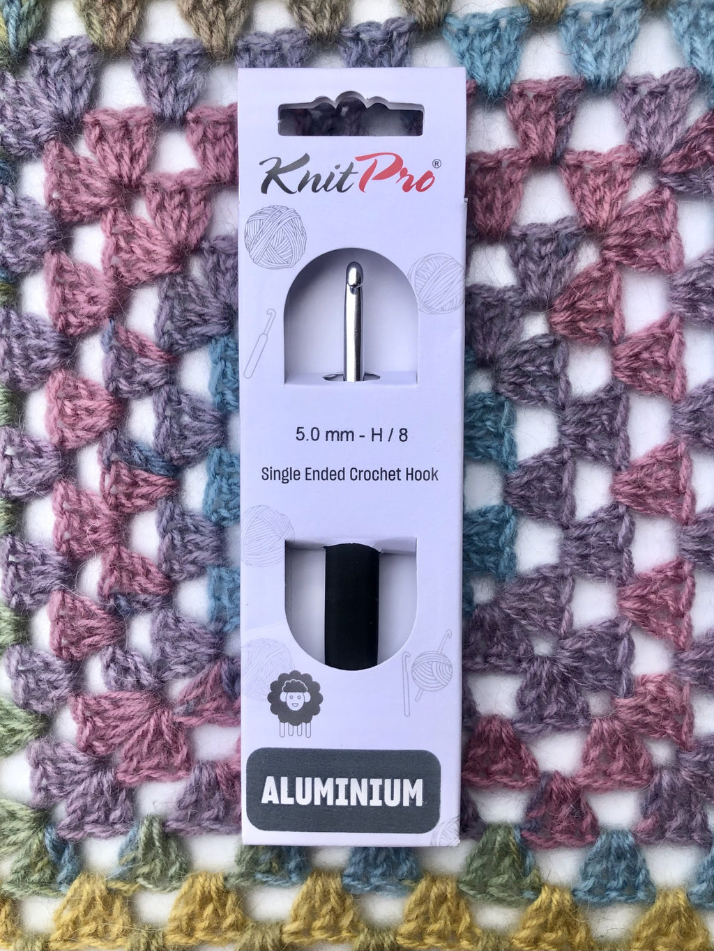 KnitPro Aluminium crochet hook 5mm