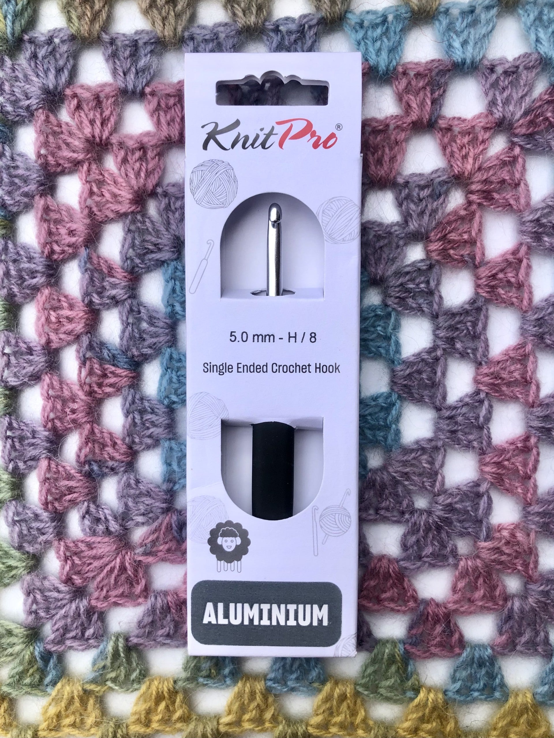 KnitPro Aluminium crochet hook 5mm
