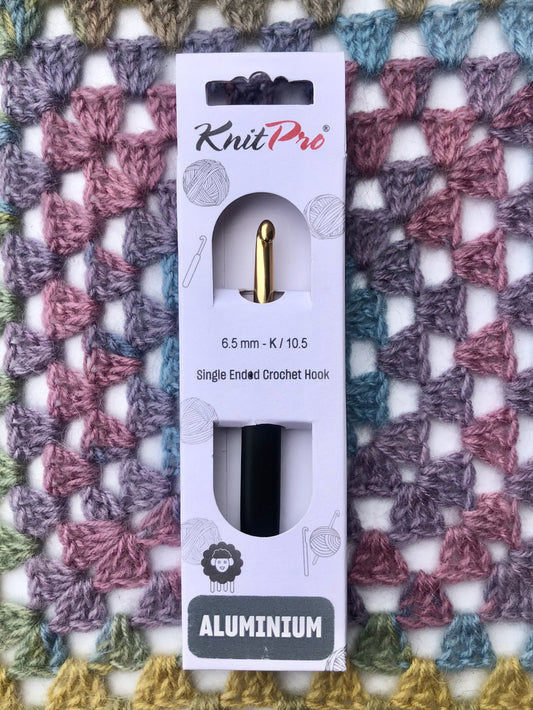 KnitPro Aluminium crochet hook 6.50mm