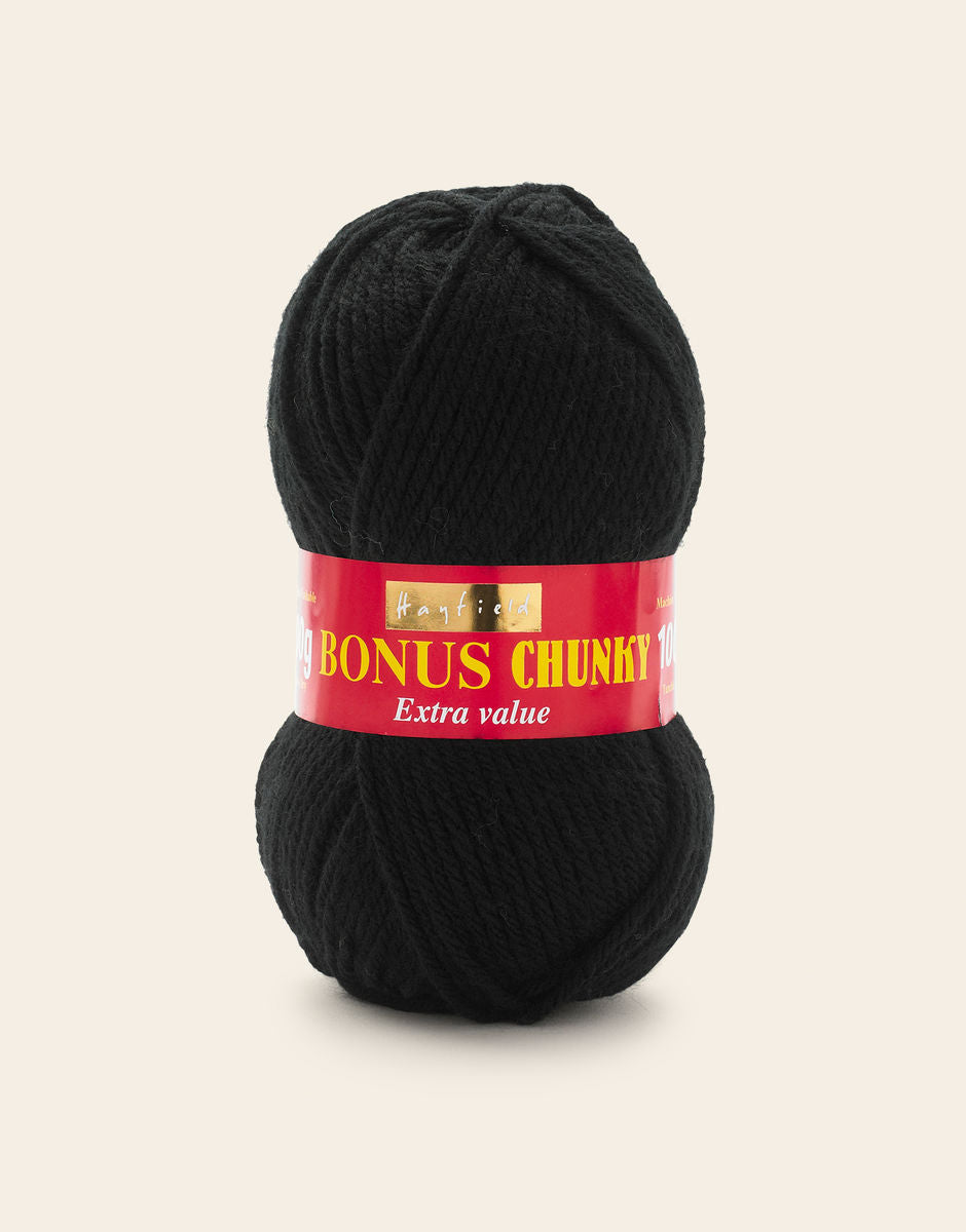 Sirdar Hayfield Bonus Chunky, Black 0965