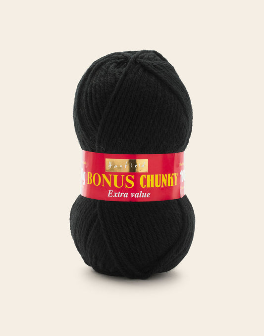 Sirdar Hayfield Bonus Chunky, Black 0965