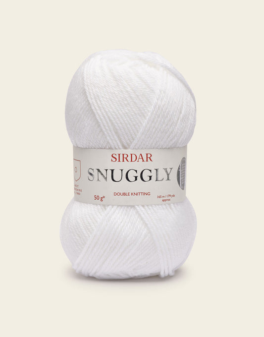Sirdar Snuggly DK White, 50g 0251