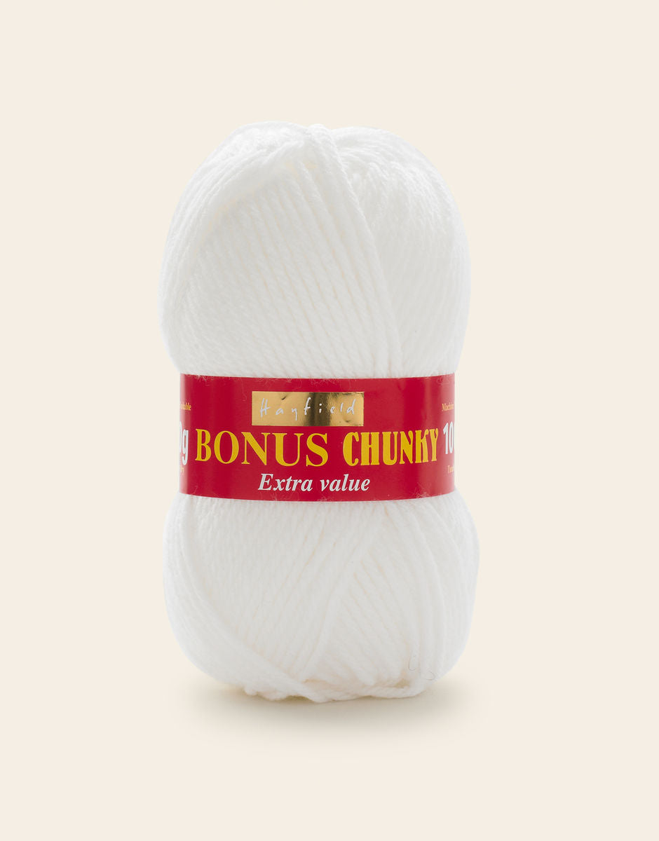 Sirdar Hayfield Bonus Chunky, White 0961