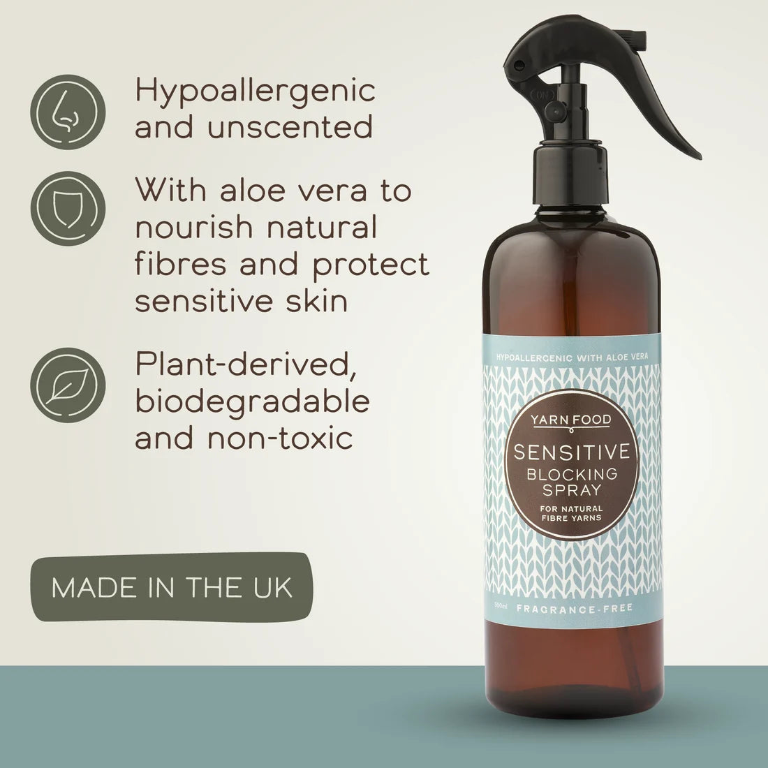 Yarn Food, Sensitive Blocking Spray