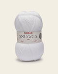 Sirdar Snuggly 3ply White (251), 50g