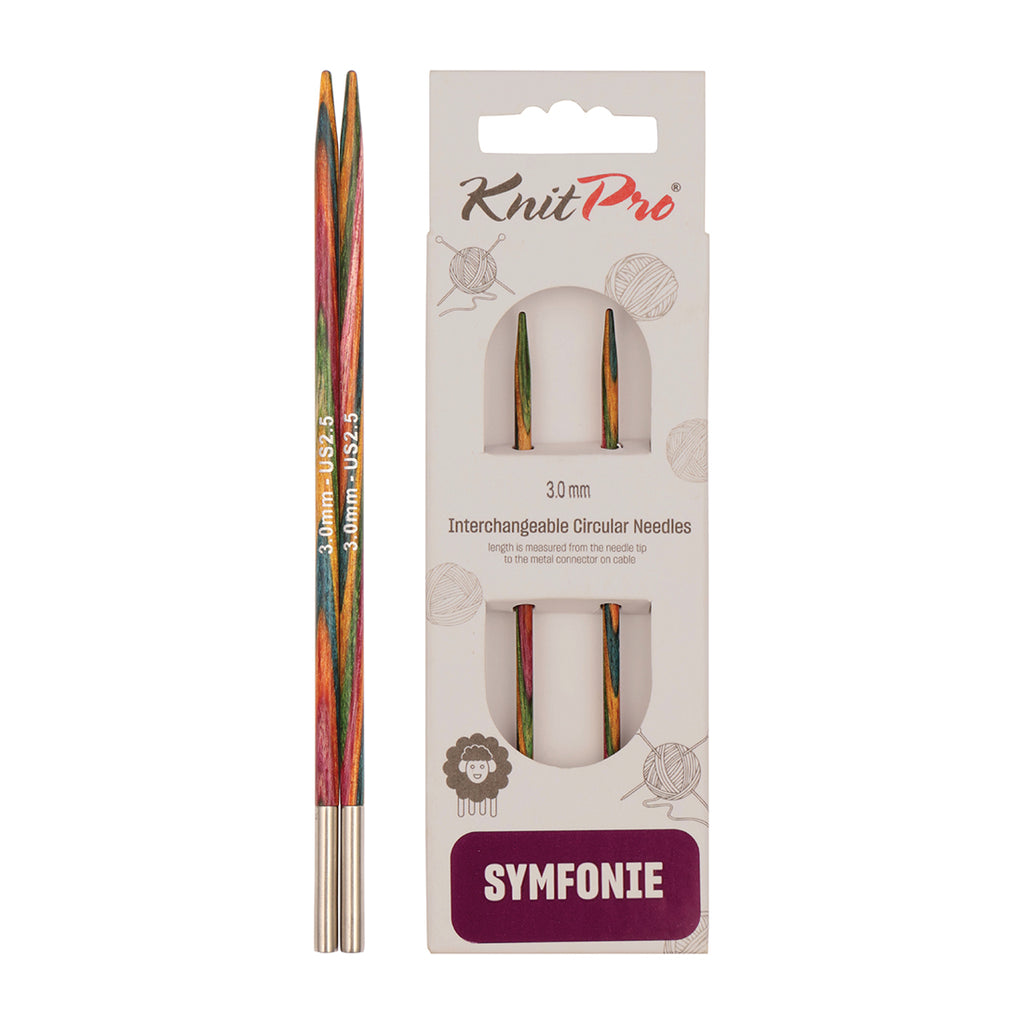 Kit Pro, Symfonie 2 Interchangeable Circular Knitting Needles, 13cm