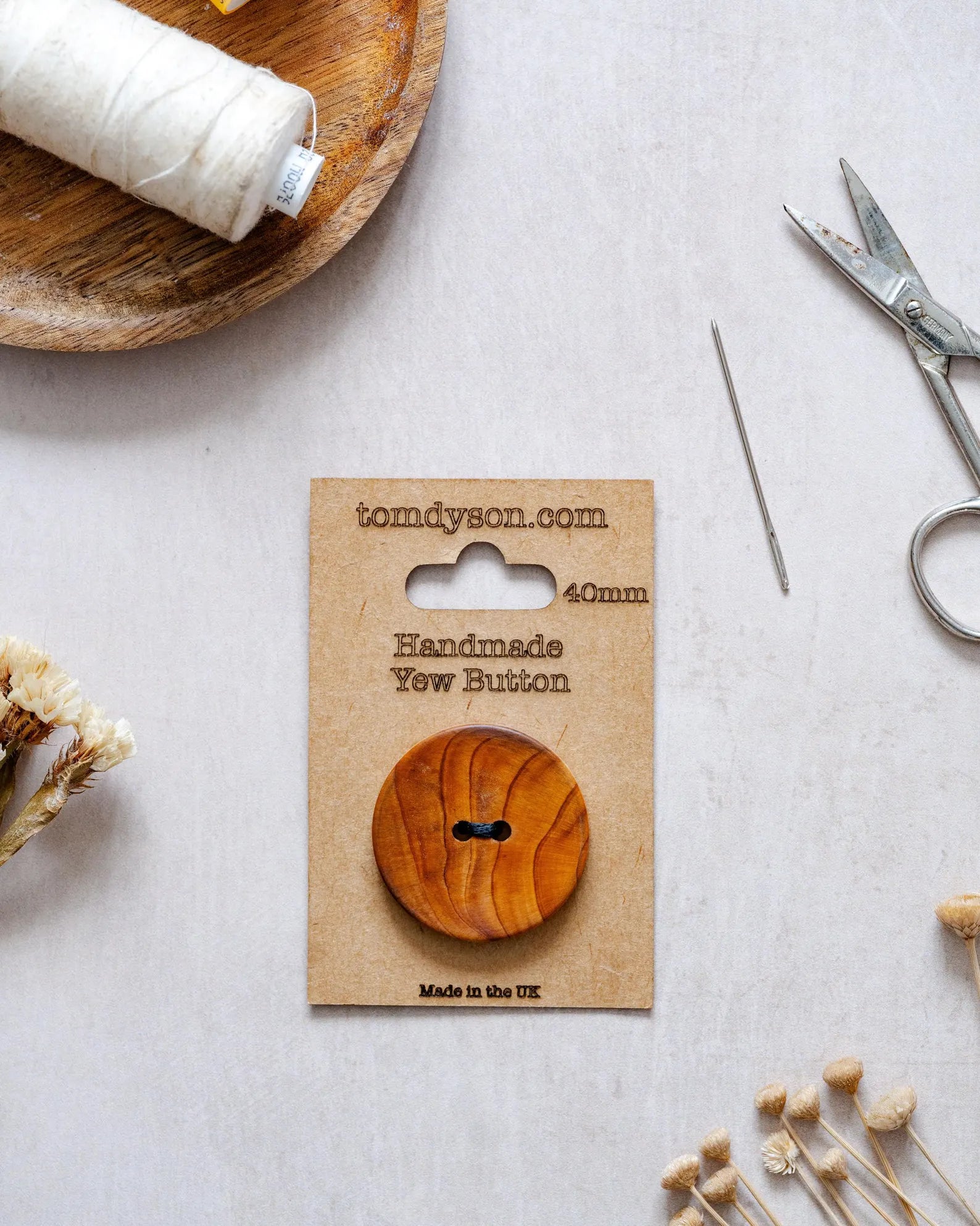 Tom Dyson, New Forest Yew Wood Buttons