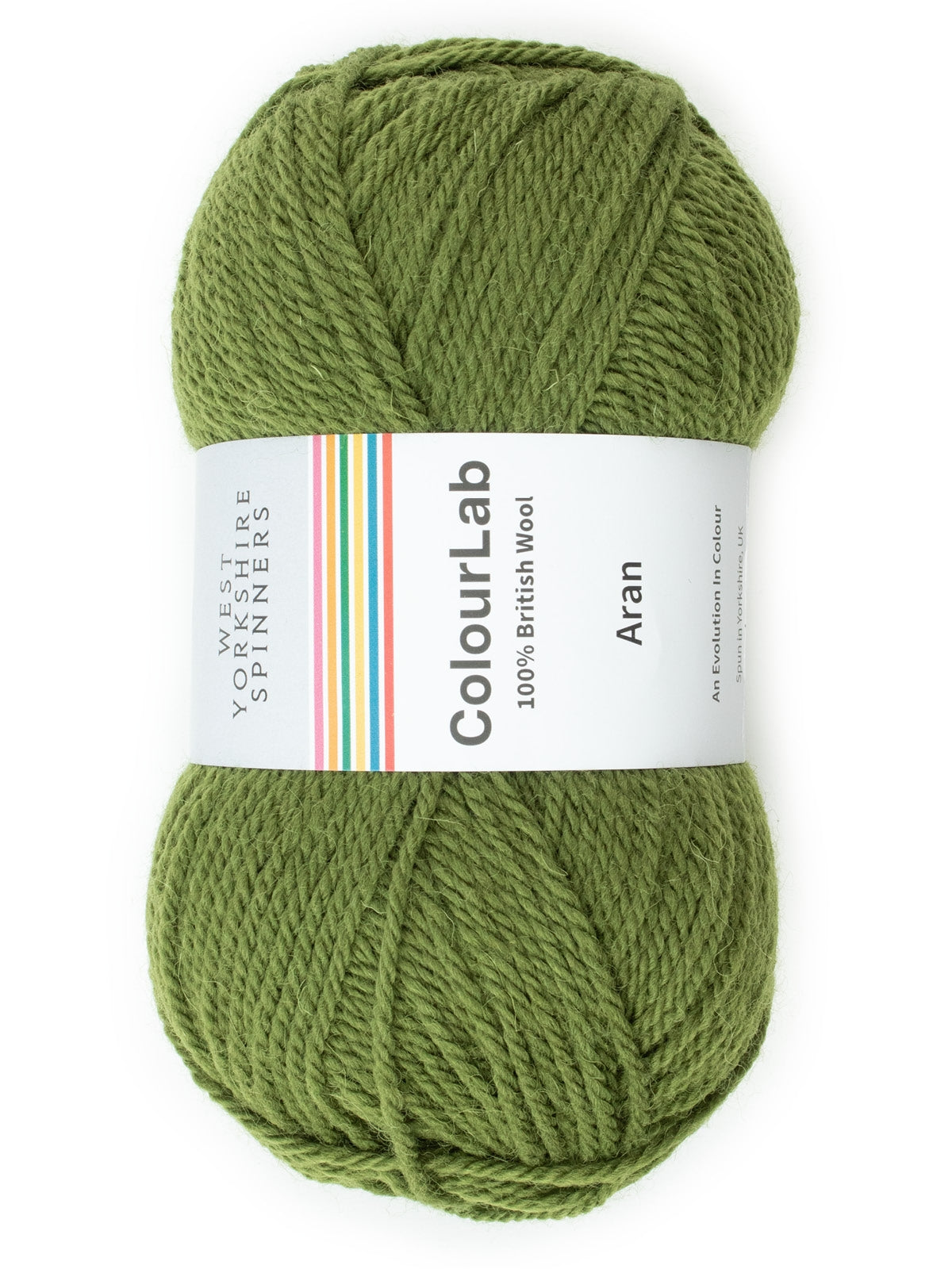 WYS  West Yorkshire Spinners Colourlab Aran Moss Green 1177