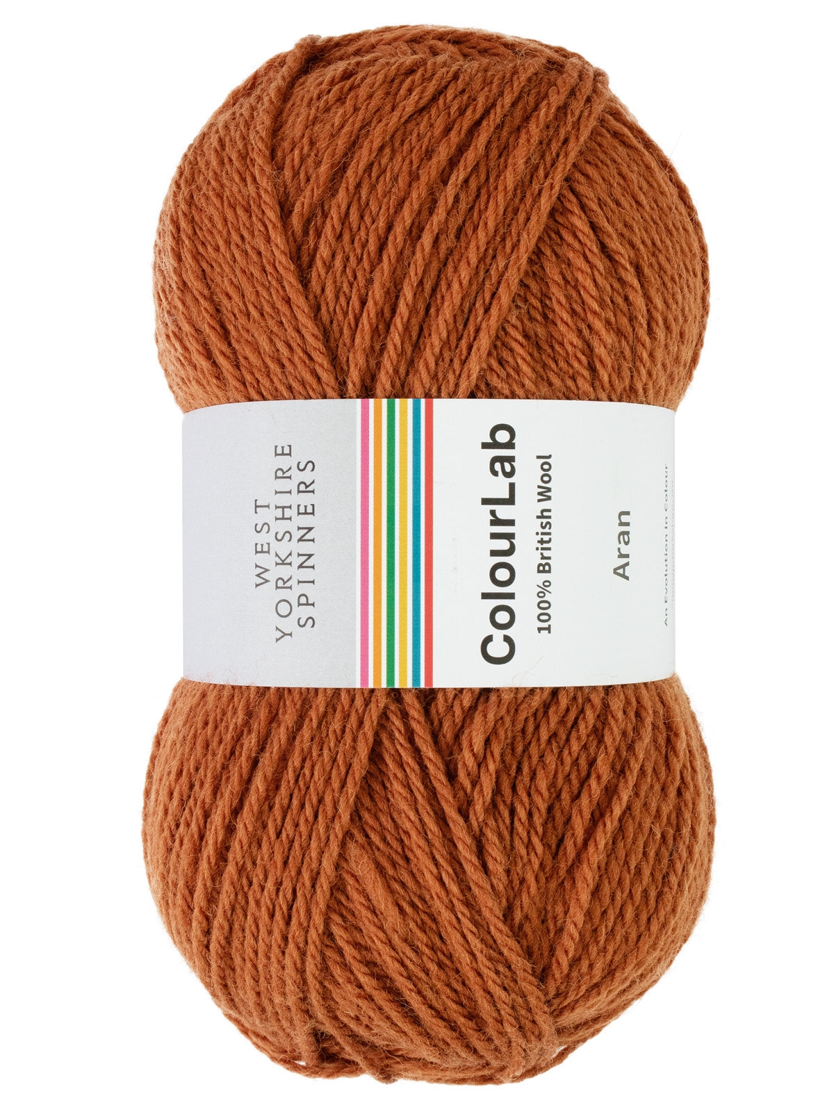 WYS West Yorkshire Spinners Colourlab Aran Rust Orange 1214