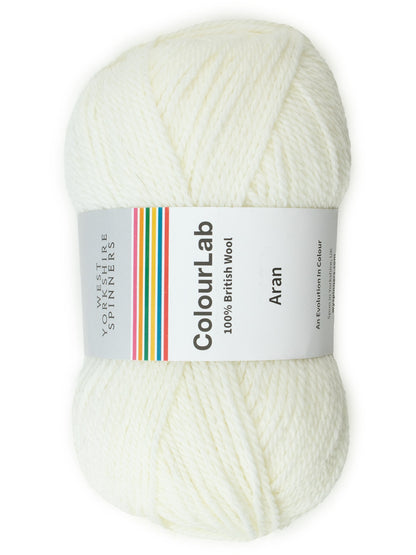 WYS West Yorkshire Spinners Colourlab Aran Winter white 1171
