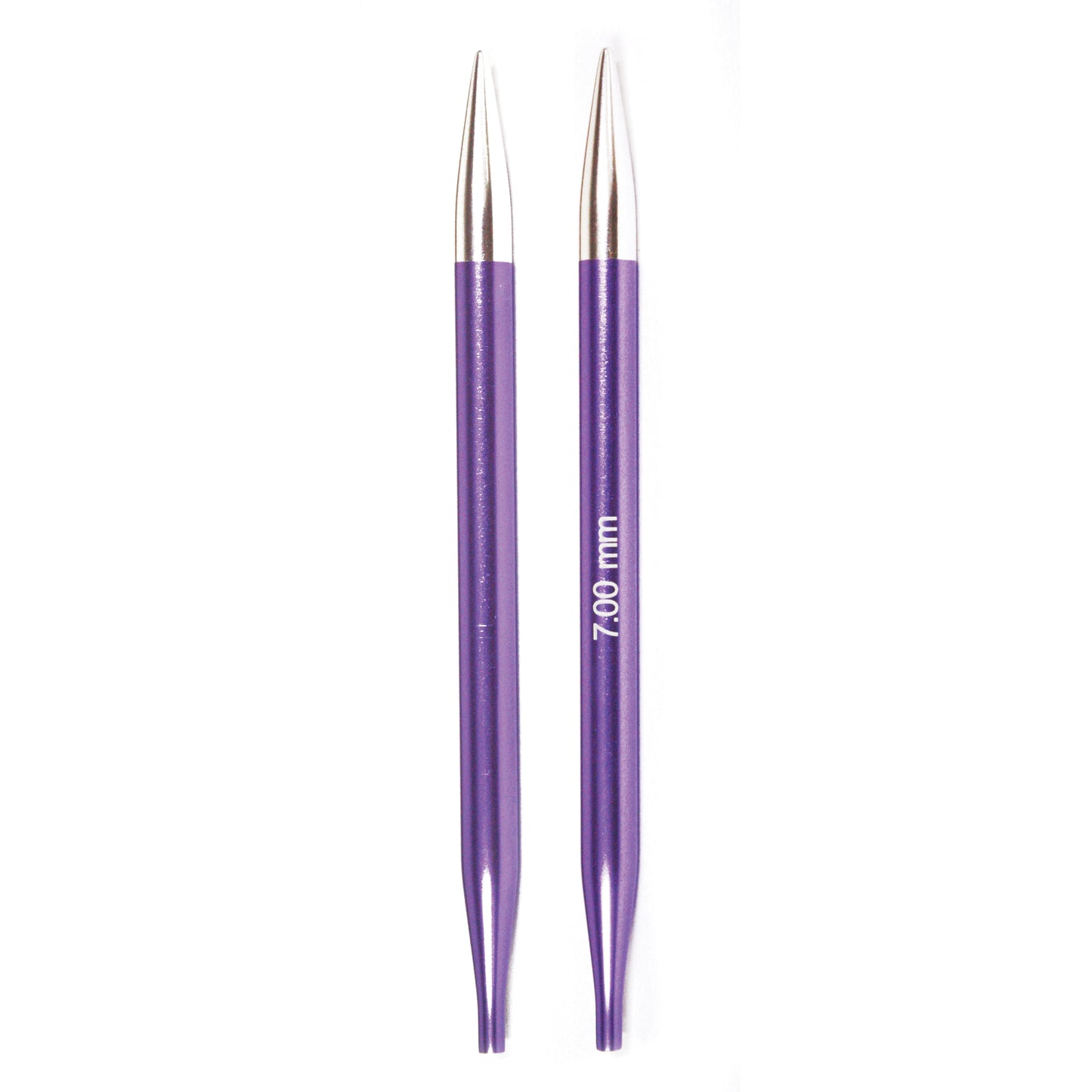 KnitPro Zing Interchangeable needles, 7mm, 5" length