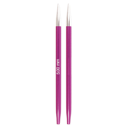 KnitPro Zing Interchangeable needles, 5mm, 5" length