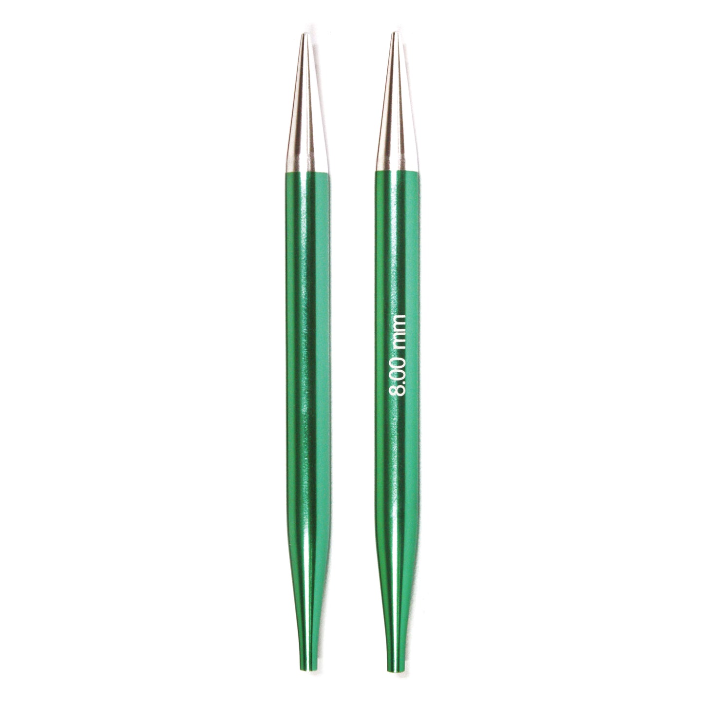 KnitPro Zing Interchangeable needles, 8mm, 5" length