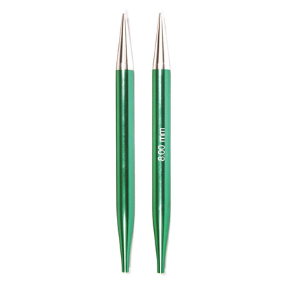 KnitPro Zing Interchangeable needles, 8mm, 5" length